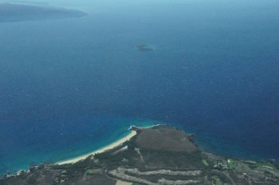 Chegando à ilha de Maui, no Havaí